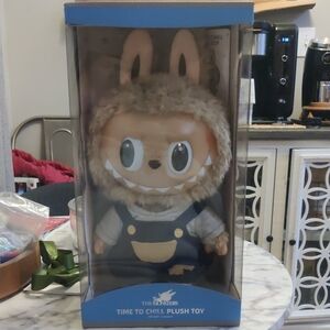 Authentic Labubu Time To Chill Plush Toy NIB